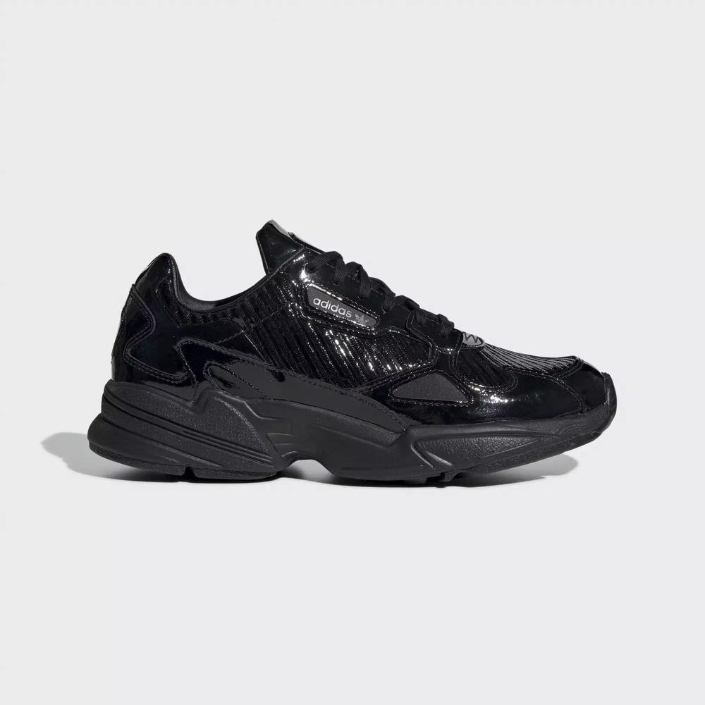 Adidas Falcon Tenis Negros Para Mujer (MX-57607)